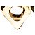 Collana con pendente Chanel Gold CC placcato oro Double Heart D'oro - vista 3