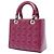 Lady Dior Cannage in vernice rosa, misura Medium - vista 2