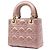 Lady Dior Mini in raso rosa con cristalli Swarovski Cannage - vista 2