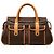 Céline Borsa Celine in tela rivestita Macadam marrone