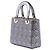 Dior Grau Kleines Metallic Lambskin Cannage My ABCDior Lady Dior Braun - Ansicht 2