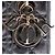 Dior Grau Kleines Metallic Lambskin Cannage My ABCDior Lady Dior Braun - Ansicht 5