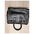 Saint Laurent Borsa Tote in pelle nera Nero - vista 5