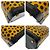Borsa Louis Vuitton Vintage Monogram Vernis Lockit MM Nero Giallo - vista 3