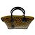 Borsa Louis Vuitton Vintage Monogram Vernis Lockit MM Nero Giallo - vista 6
