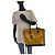Borsa Louis Vuitton Vintage Monogram Vernis Lockit MM Nero Giallo - vista 7