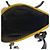 Borsa Louis Vuitton Vintage Monogram Vernis Lockit MM Nero Giallo - vista 9