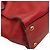 Borsa a mano e borsa a tracolla in pelle rossa Prada Rosso - vista 5