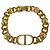 Christian Dior Gold Plated Charm Bracelet Golden