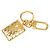 Portachiavi Louis Vuitton Love Note Envelope D'oro - vista 2