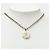 Collana Chanel Coco Mark Motif Camelia Argento Bianco - vista 7