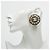 Timeless Orecchini a clip rotondi Vintage Chanel Coco Mark Nero D'oro - vista 5
