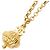 Timeless Collana Chanel Coco Mark placcata oro D'oro