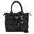 Borsa a mano piccola in nylon nero da donna Prada