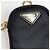 Borsa a mano piccola in nylon nero da donna Prada - vista 9