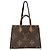 Borsa Tote OnTheGo MM da donna Louis Vuitton Marrone