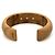 Hermès Bracciale rigido in legno Hermes Collier de Chien Marrone - vista 2