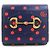 Portafoglio Bi-Fold Gucci blu navy e rosso