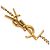 Bracciale Charm Saint Laurent D'oro Bronzo - vista 7