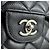Timeless Borsa a Spalla Chanel Black Matelassé Nero - vista 11