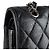 Borsa a Spalla Chanel Matelassé Double Flap Nero - vista 6