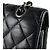 Borsa a Spalla Chanel Matelassé Double Flap Nero - vista 7