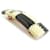 Barrette Chanel - Design Coco Mark Nero D'oro Crudo  - vista 3