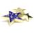 Spilla Chanel Coco Mark Star Argento Blu D'oro Blu navy  - vista 2