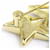 Spilla Chanel Coco Mark Star Argento Blu D'oro Blu navy  - vista 6