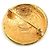 Spilla in metallo dorato Chanel D'oro - vista 6