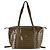 Borsa a tracolla in pelle Fendi Zucchino Marrone