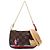 Louis Vuitton Mini Pochette Accessoires Marrone Multicolore Damier ebene