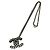 Collana con pendente Coco Mark di CHANEL Nero Argento