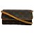 Louis Vuitton Monogram Pochette Twin PM M51854 Marrone