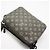 Borsa a tracolla Louis Vuitton Monogram Shadow Trio Messenger Bianco Cachi - vista 2