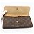 Louis Vuitton Monogram Pochette Twin GM M51852 Borsa a Spalla Marrone - vista 11