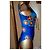 Autre Marque Liberti Beachwear einteiliger Badeanzug in Blau mit Blumenprint - Ansicht 11