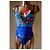 Autre Marque Liberti Beachwear einteiliger Badeanzug in Blau mit Blumenprint - Ansicht 3