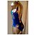 Autre Marque Liberti Beachwear einteiliger Badeanzug in Blau mit Blumenprint - Ansicht 8