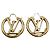 Orecchini Louise LV Circle da donna Louis Vuitton D'oro