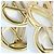 Orecchini Louise LV Circle da donna Louis Vuitton D'oro - vista 5