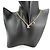 Collana Louis Vuitton in oro con strass D'oro - vista 3