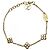 Pulsera charm de oro Louis Vuitton Dorado