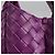 Borsa Tote Bottega Veneta Campana Medium Intrecciato Porpora - vista 6