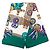 Hermès Hermes Carre 90 LES RUBANS DU CHEVAL Sciarpa nastri di cavallo Multicolore Verde - vista 2