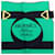 Hermès Sciarpa Hermes Carre 90 Eperon d'Or Verde Blu navy - vista 3