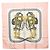 Foulard Carré 90 BRIDES de GALA Hermès Rosa Multicolore
