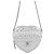 Borsa a tracolla con catena Chanel Argento