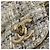 Borsa a tracolla con catena in tweed grigio Chanel Marrone - vista 7