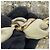 Borsa a tracolla con catena in tweed grigio Chanel Marrone - vista 9